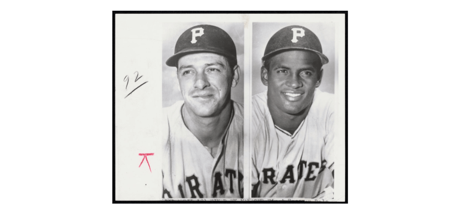 Pittsburgh Pirates Dale Long and Roberto Clemente